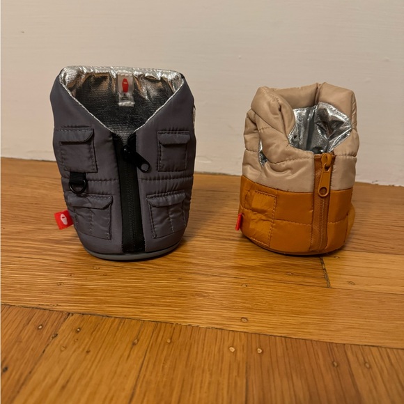 Puffin Vest Koozies BUNDLE OF 2 - Picture 1 of 5